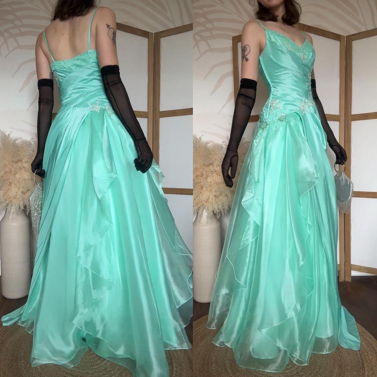 Sapphire a-line prom dress uk 8