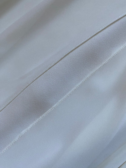 White empire waist beaded wedding dress uk 10
