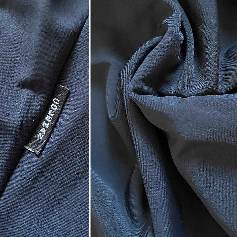 Nick Coleman black bodycon high neck dress UK 8