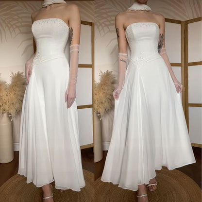 Maggie Sottero white strapless wedding dress & shawl uk 6-8