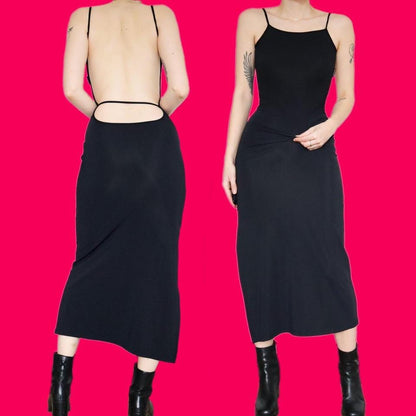 Nick Coleman designer open back bodycon dress UK 10-12