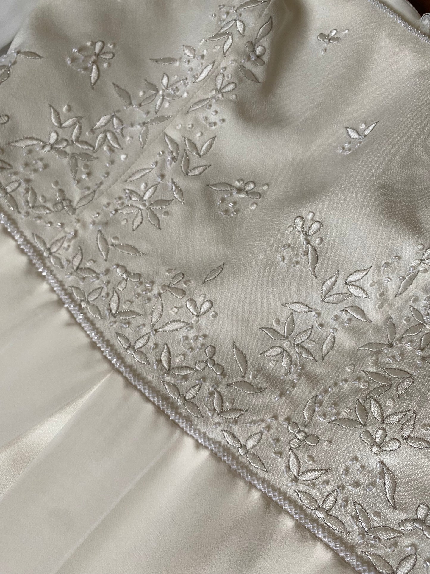 Ivory Benjamin Roberts ethereal wedding dress uk 12