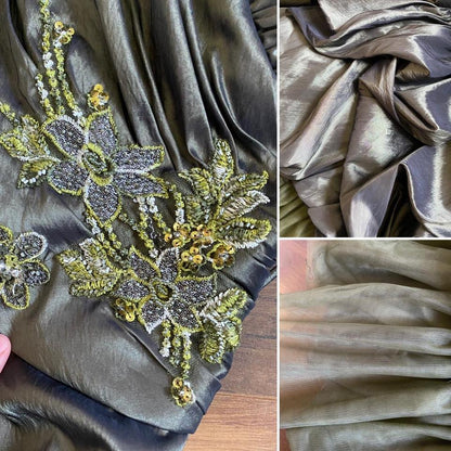 Goya green strapless fishtail prom dress & shawl uk 8