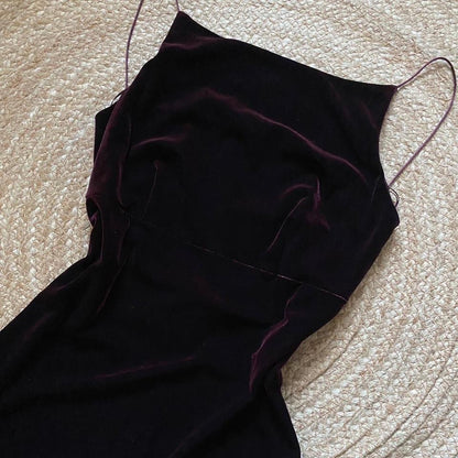 Petite Principles burgundy velvet dress uk 10