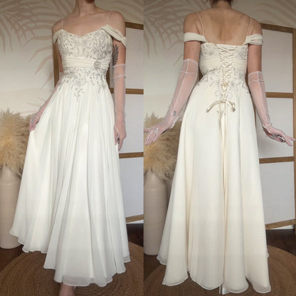 Amanda Wyatt ivory off shoulder wedding dress uk 10