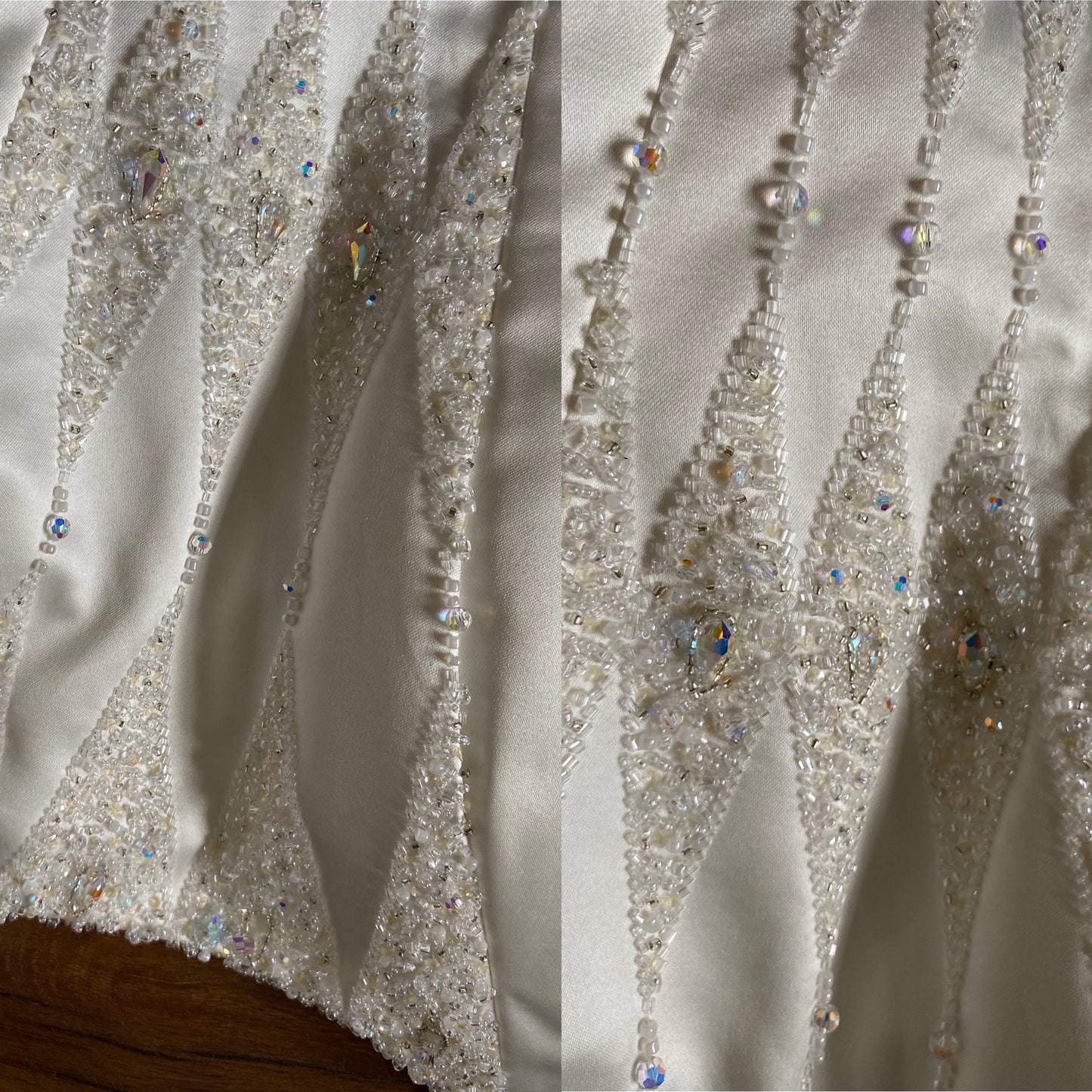 Ellis bridal vintage 2 piece wedding set UK 12