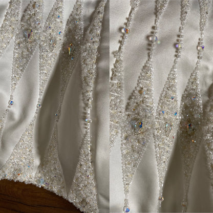 Ellis bridal vintage 2 piece wedding set UK 12