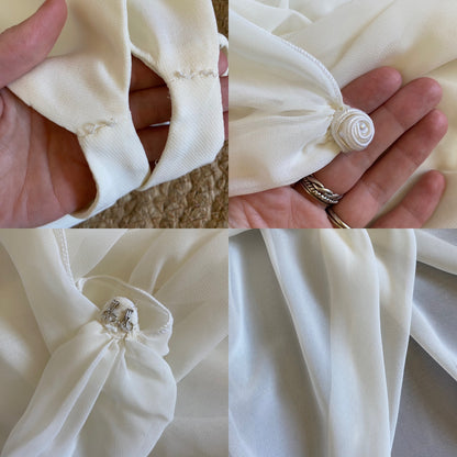 Ivory pronovias wedding dress & chiffon wings uk 12