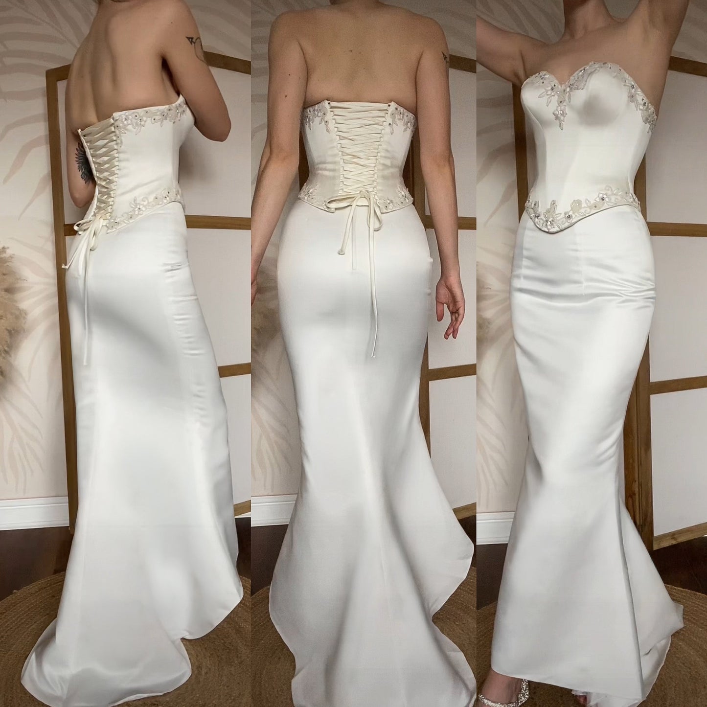 Benjamin Roberts ivory 2-piece wedding set uk 10