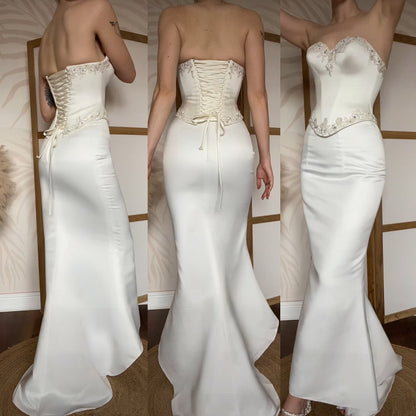 Benjamin Roberts ivory 2-piece wedding set uk 10