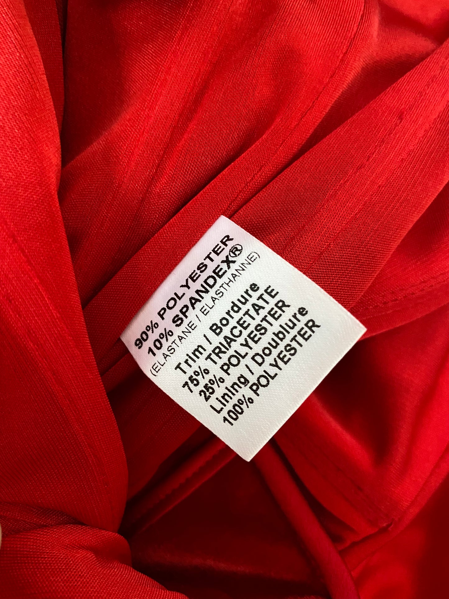 Red velvet after six corset top UK 14