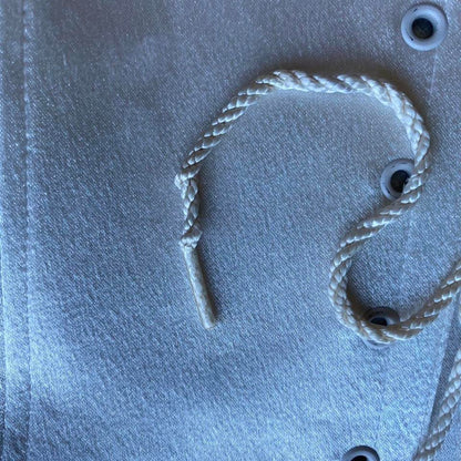 Dawn Stretton white lace up corset uk 16