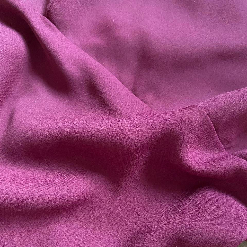 Morgan & Co vintage 90s plum open back evening dress UK 12