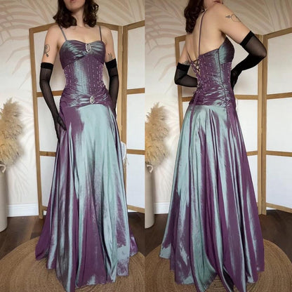 Iridescent Jora beaded/gem prom dress uk 10