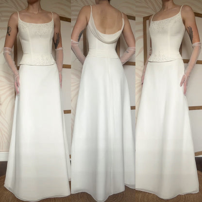 Ivory 2-piece wedding set uk 10