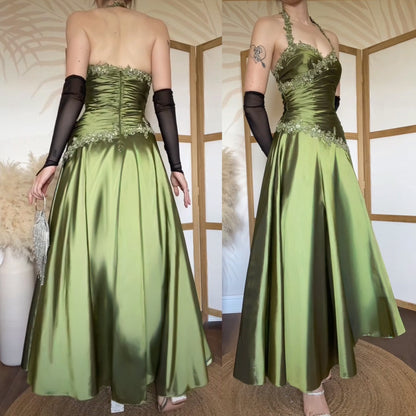 Ronald Joyce green prom dress uk 12