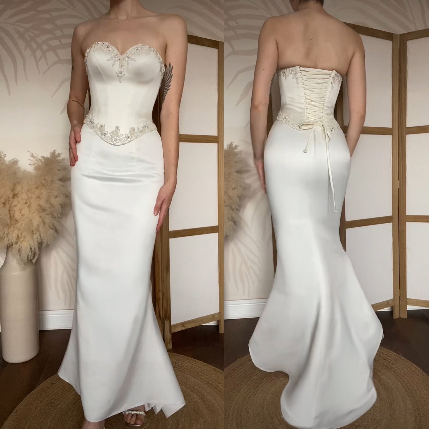 Benjamin Roberts ivory 2-piece wedding set uk 10