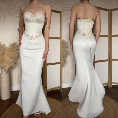 Benjamin Roberts ivory 2-piece wedding set uk 10