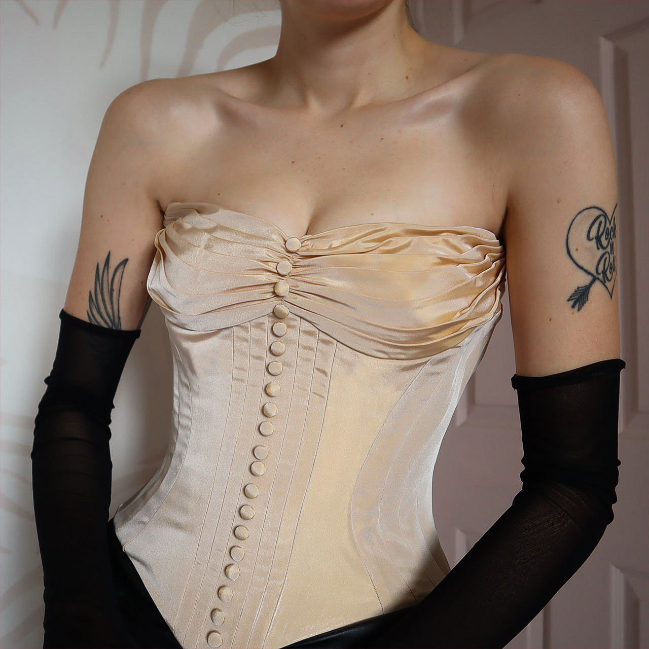 John Charles beige corset UK 8