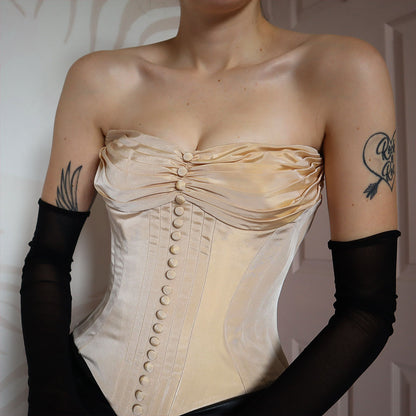 John Charles beige corset UK 8