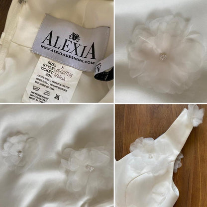 Alexia blush floral wedding dress UK 10