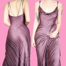 Load image into Gallery viewer, Monsoon Purple Silk Blend Evening Dress UK 8
