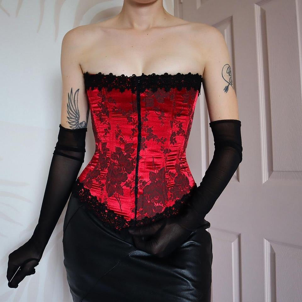 Red Shirley of Hollywood Corset UK 10-12