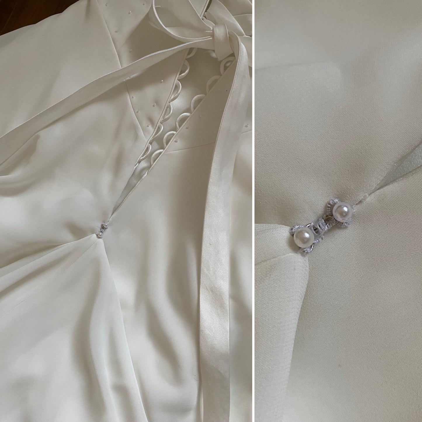 Maggie Sottero white strapless wedding dress & shawl uk 6-8