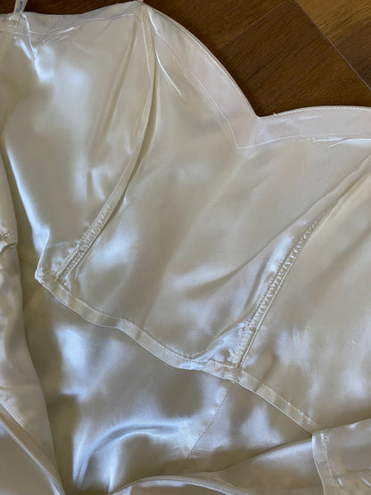 Ellis ivory 2-piece wedding dress & coat set uk 12