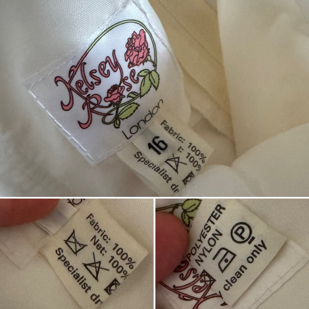Ivory off shoulder wedding dress with detachable train uk 14-16