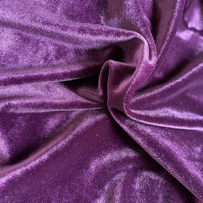 Purple Richards velvet stretch evening dress UK 10-12