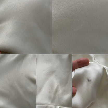 Ivory Maggie Sottero Couture satin strapless wedding dress uk 10