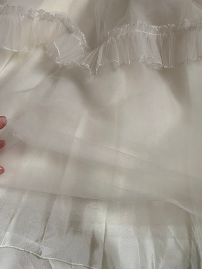 Silk blush pink Helen Marina wedding dress uk 10-12