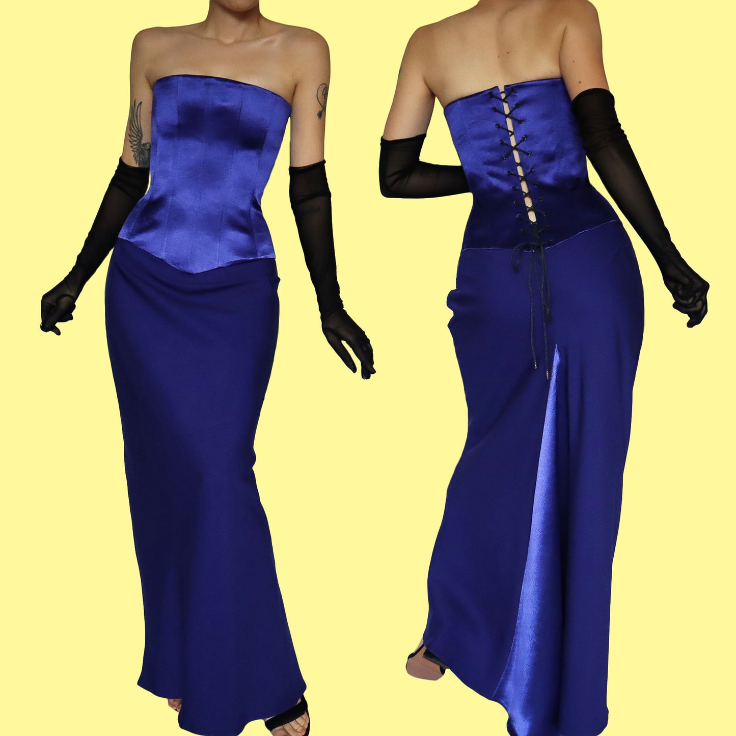 Dawn stretton corset evening dress UK 12