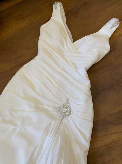 Ellis bridal ivory wedding dress uk 8-10