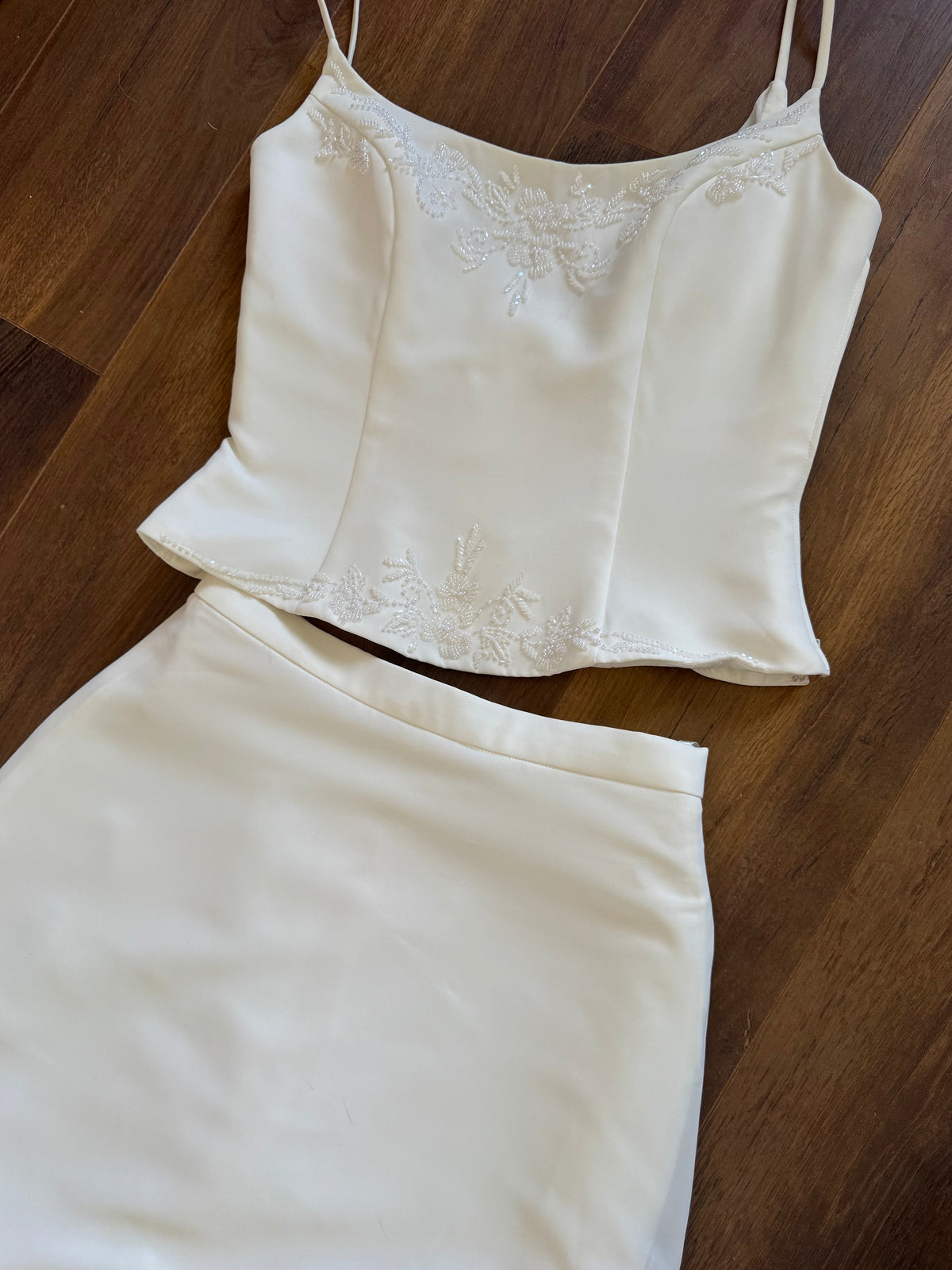 Ivory 2-piece wedding set uk 10