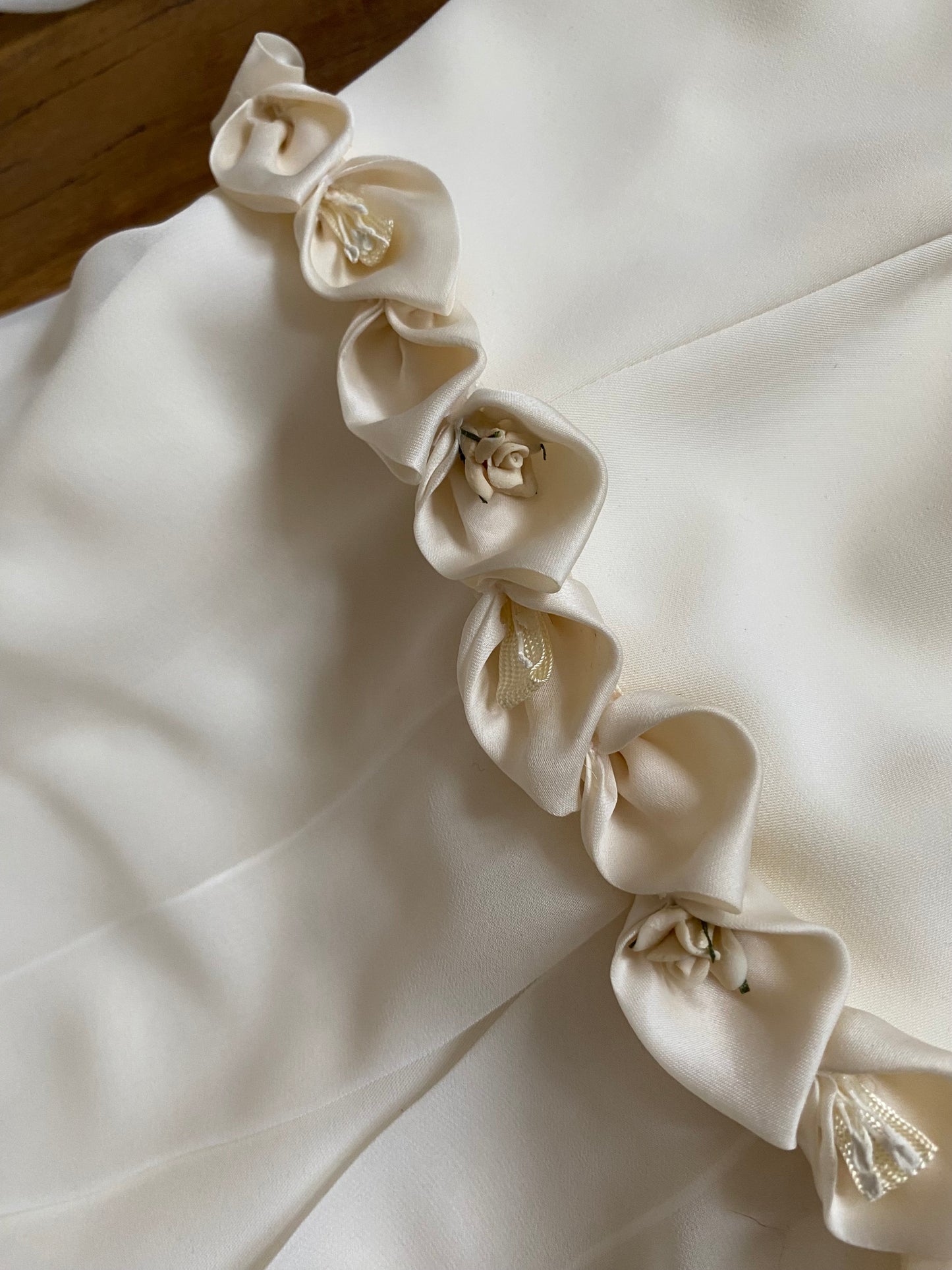 Ivory ethereal long sleeve wedding dress uk 10