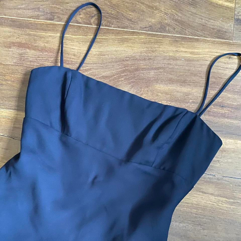 Morgan & Co navy backless evening dress UK 10