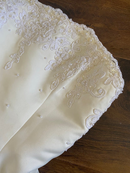 Sincerity Bridal ivory a-line wedding dress uk 6-8