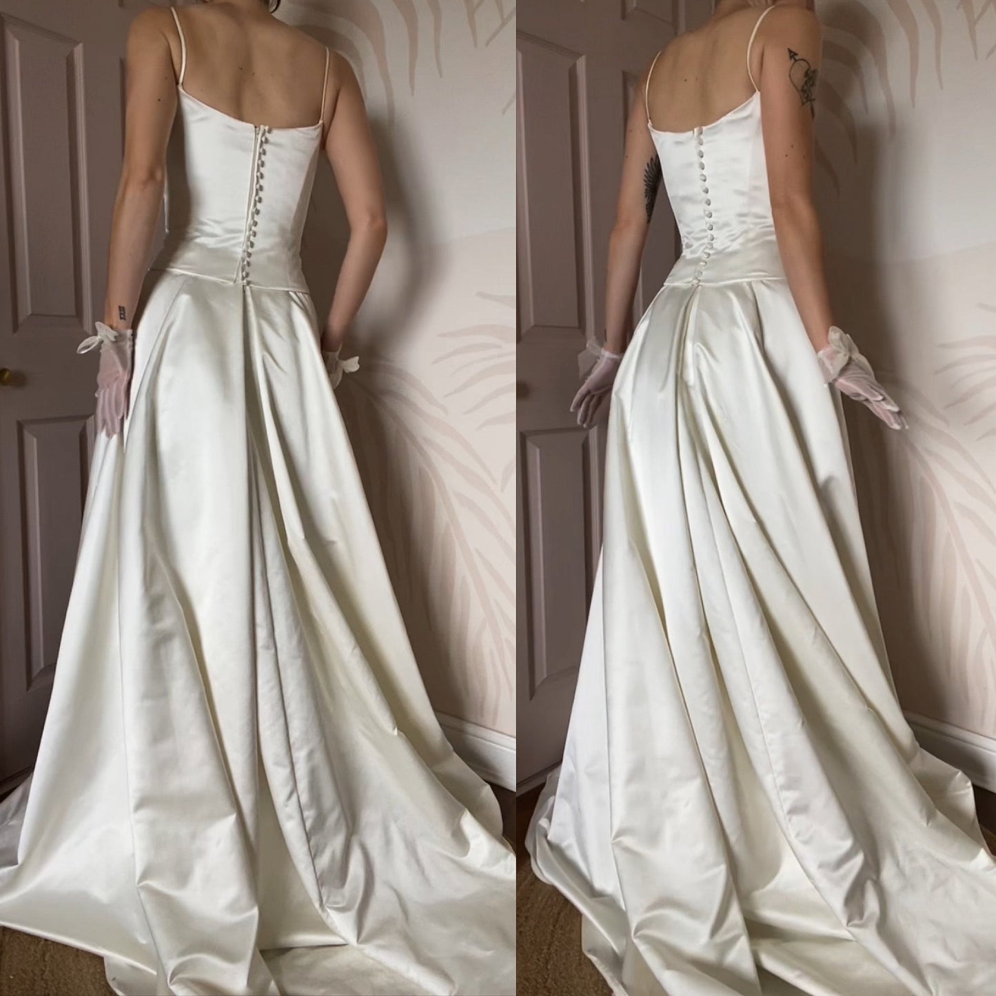 Ellis bridal vintage 2 piece wedding set UK 12