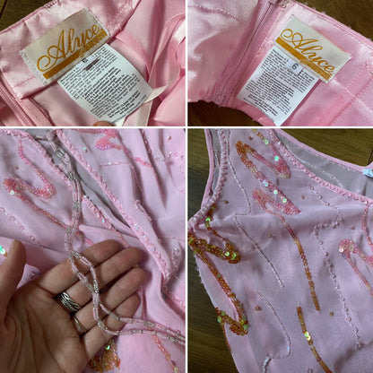 Pink Alyce Designs 3-piece evening set uk 8