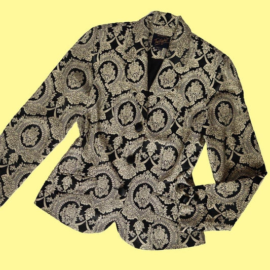 Monsoon Twilight black & gold blazer UK 10