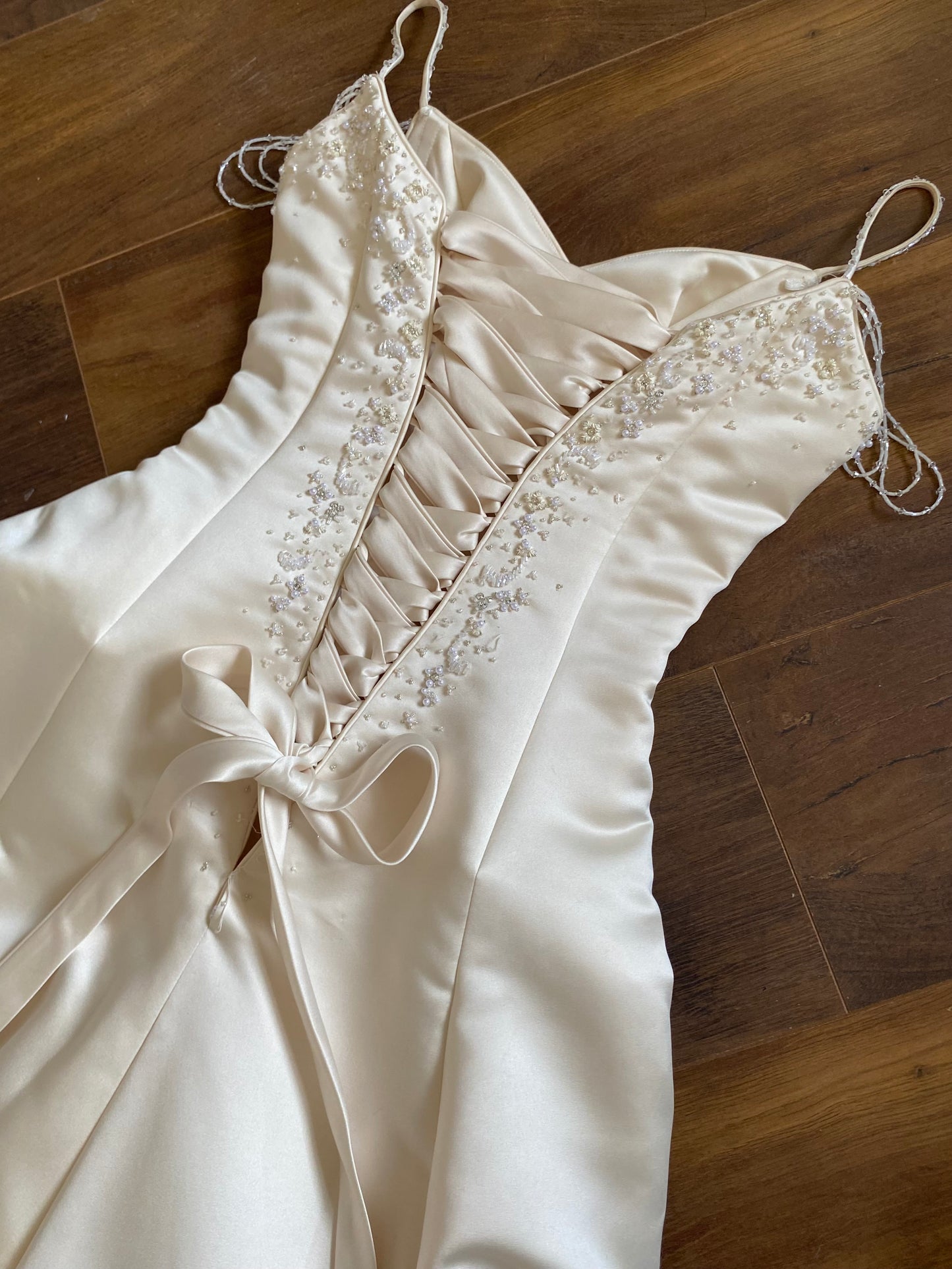 Maggie Sottero ivory a-line wedding dress uk 8