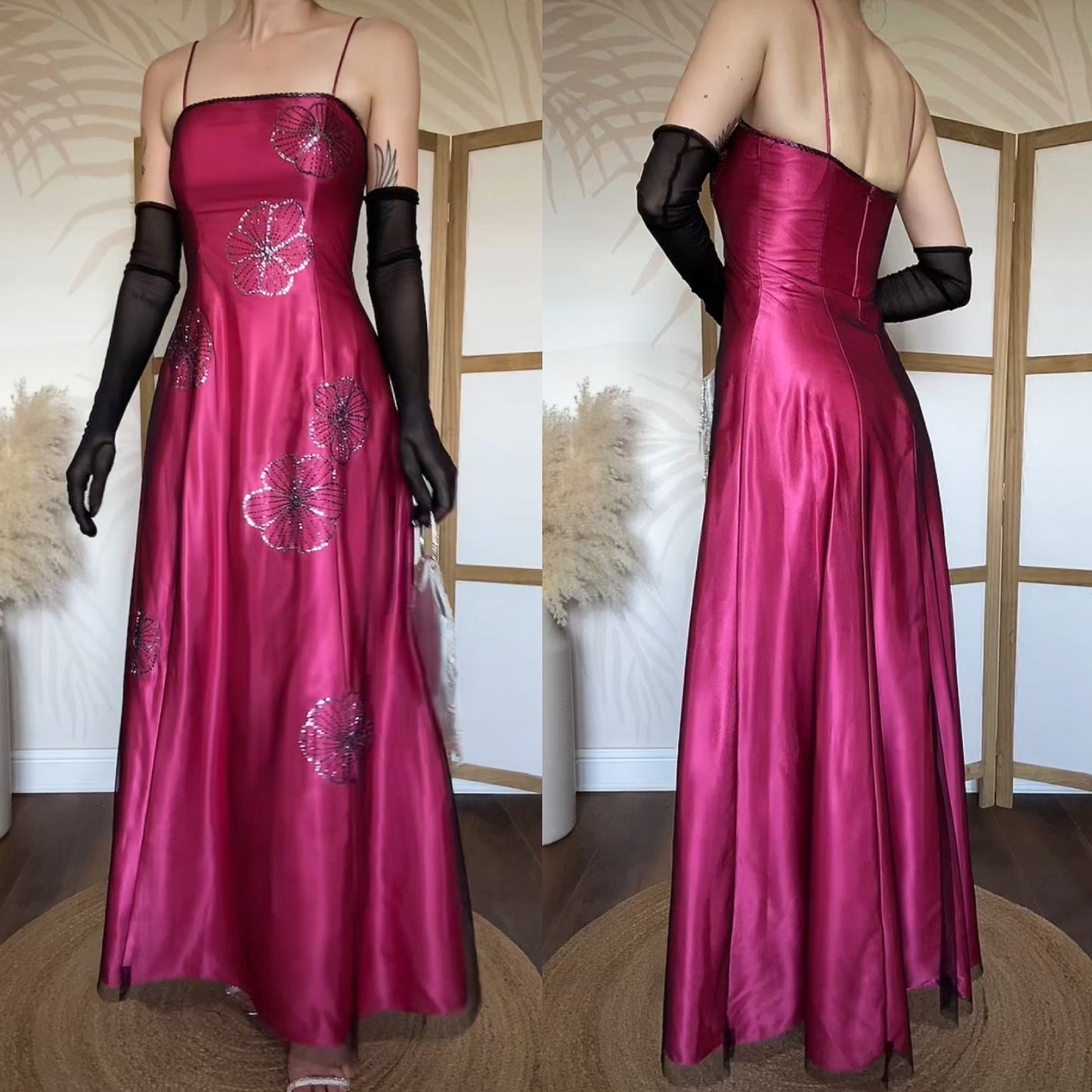 Blondie Nites pink a-line prom dress uk 10