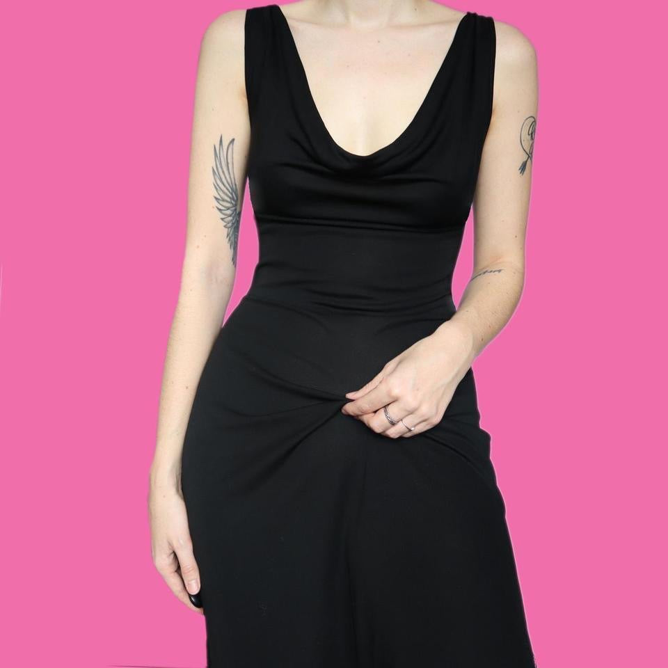 Morgan De Toi y2k lace midi dress UK S