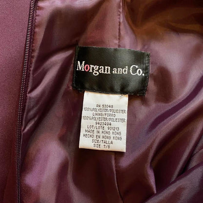 Morgan & Co 2000s purple a-line prom dress UK 10