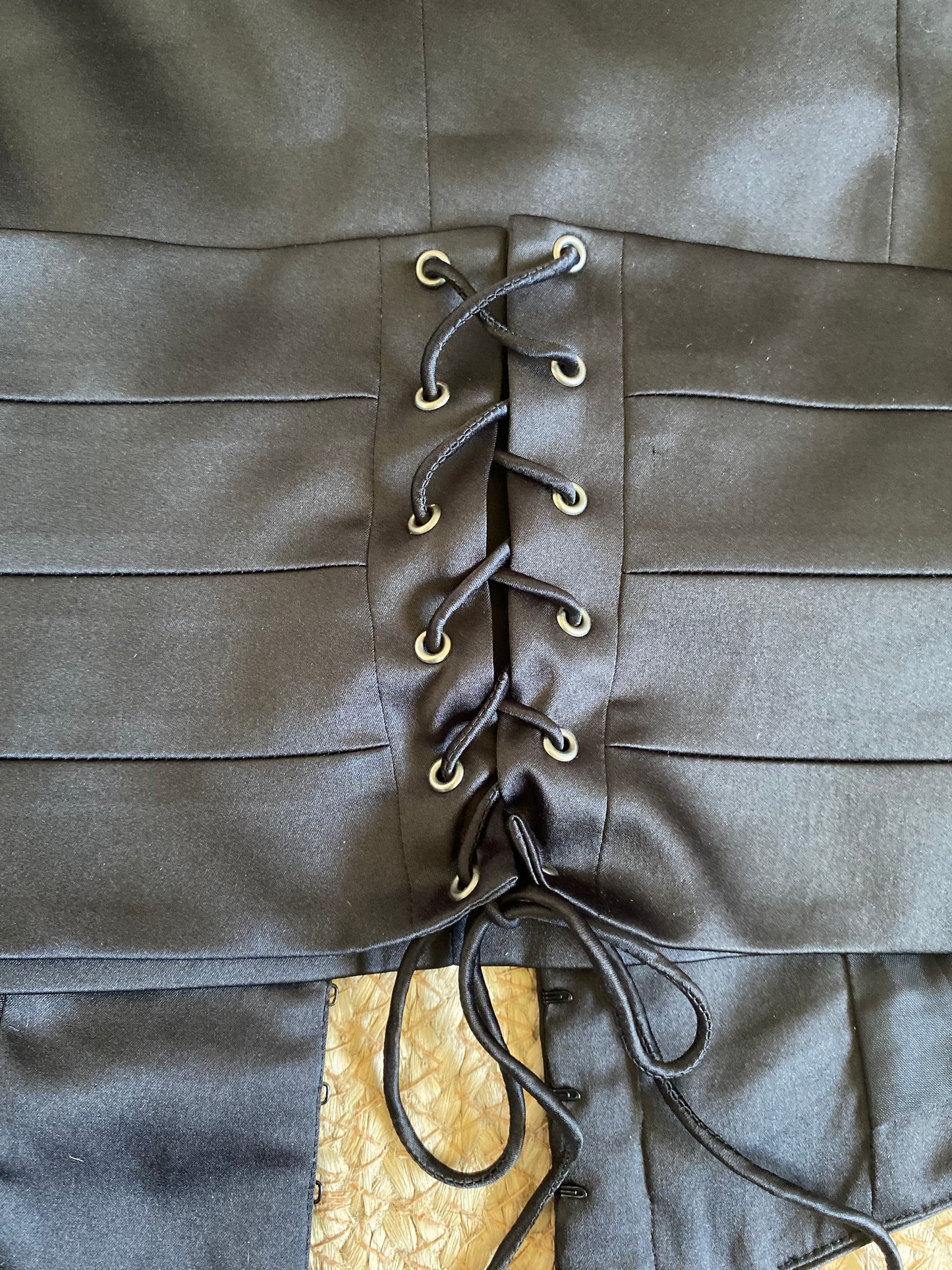 After Six black corset style jacket UK 10/12