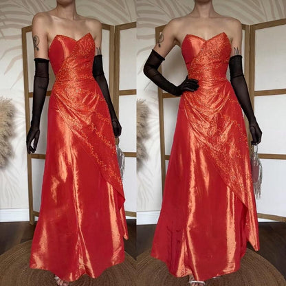 Dynasty strapless a-line prom dress & shawl uk 8