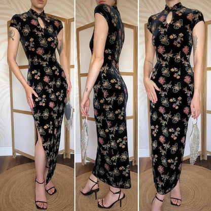 Charlotte Halton velvet stretch dress uk 14