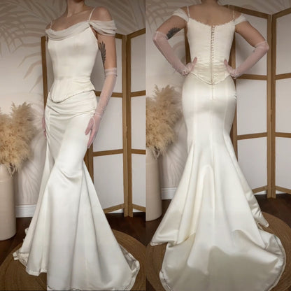 Ivory 2-piece top & skirt wedding set uk 8-10
